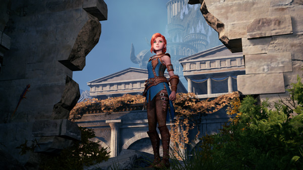 Screenshot of Asterigos: Curse of the Stars gameplay showing in-action mechanics