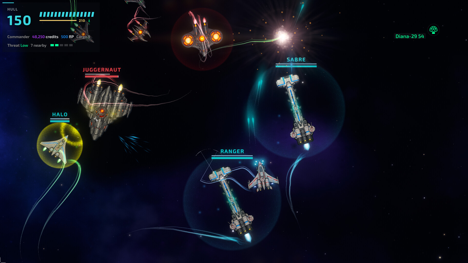 Space Defender: Frontier Squadron screenshot 1