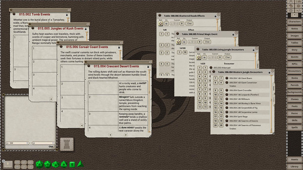 Fantasy Grounds - Southlands Worldbook for 5th Edition
