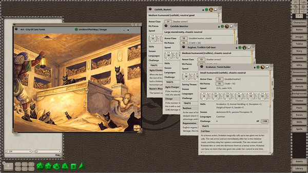 Fantasy Grounds - City of Cats for 5th Edition