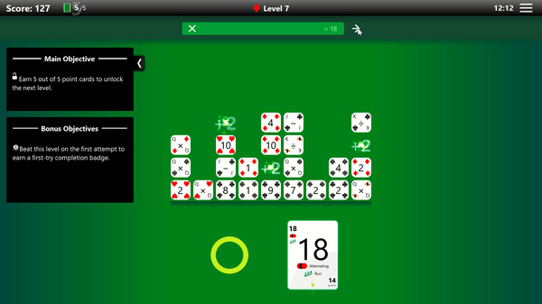 Скриншот 5 из игры Seqitaire