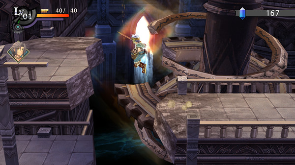 Screenshot z Nayuta no Kiseki: KAI