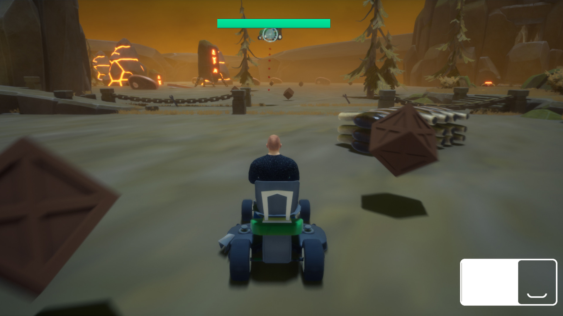 Lawnmower Game: Battle screenshot #1
