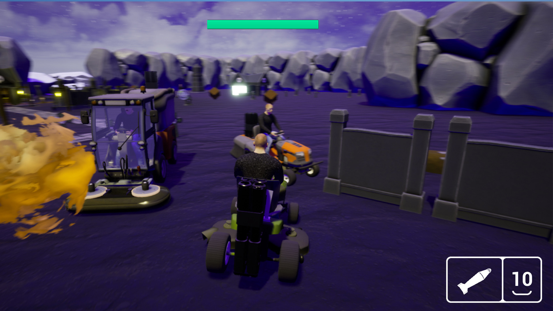 Lawnmower Game: Battle screenshot #4