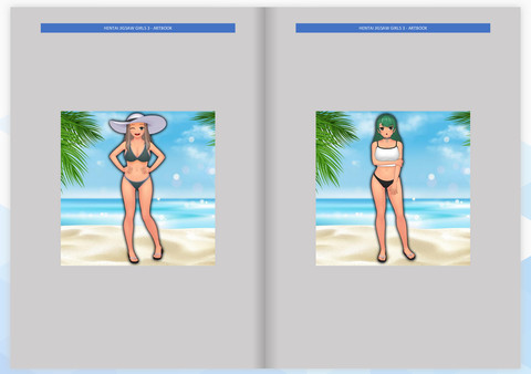 Hentai Jigsaw Girls 3 - ArtBook screenshot 1