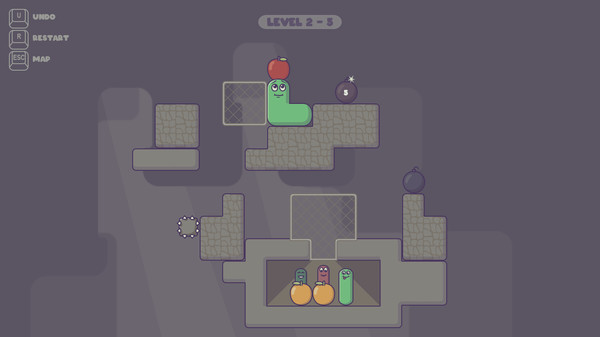 Скриншот 4 из игры Pushy Worm