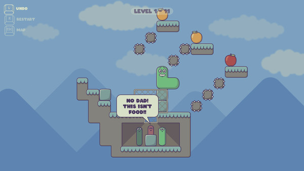 Скриншот 5 из игры Pushy Worm