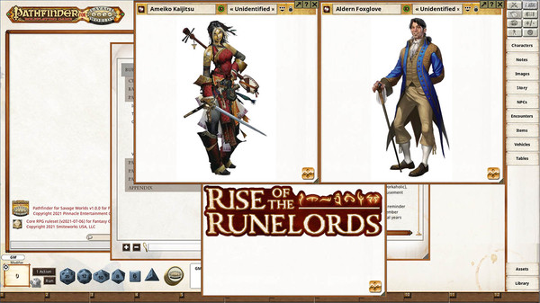 Fantasy Grounds - Pathfinder(R) for Savage Worlds: Rise of the Runelords! Book 1 - Burnt Offerings