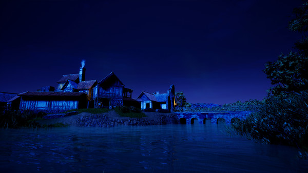 RPGScenery - River Settlement Scene