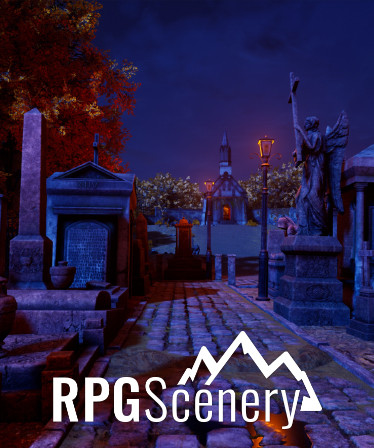 RPGScenery - Cemetery Scene