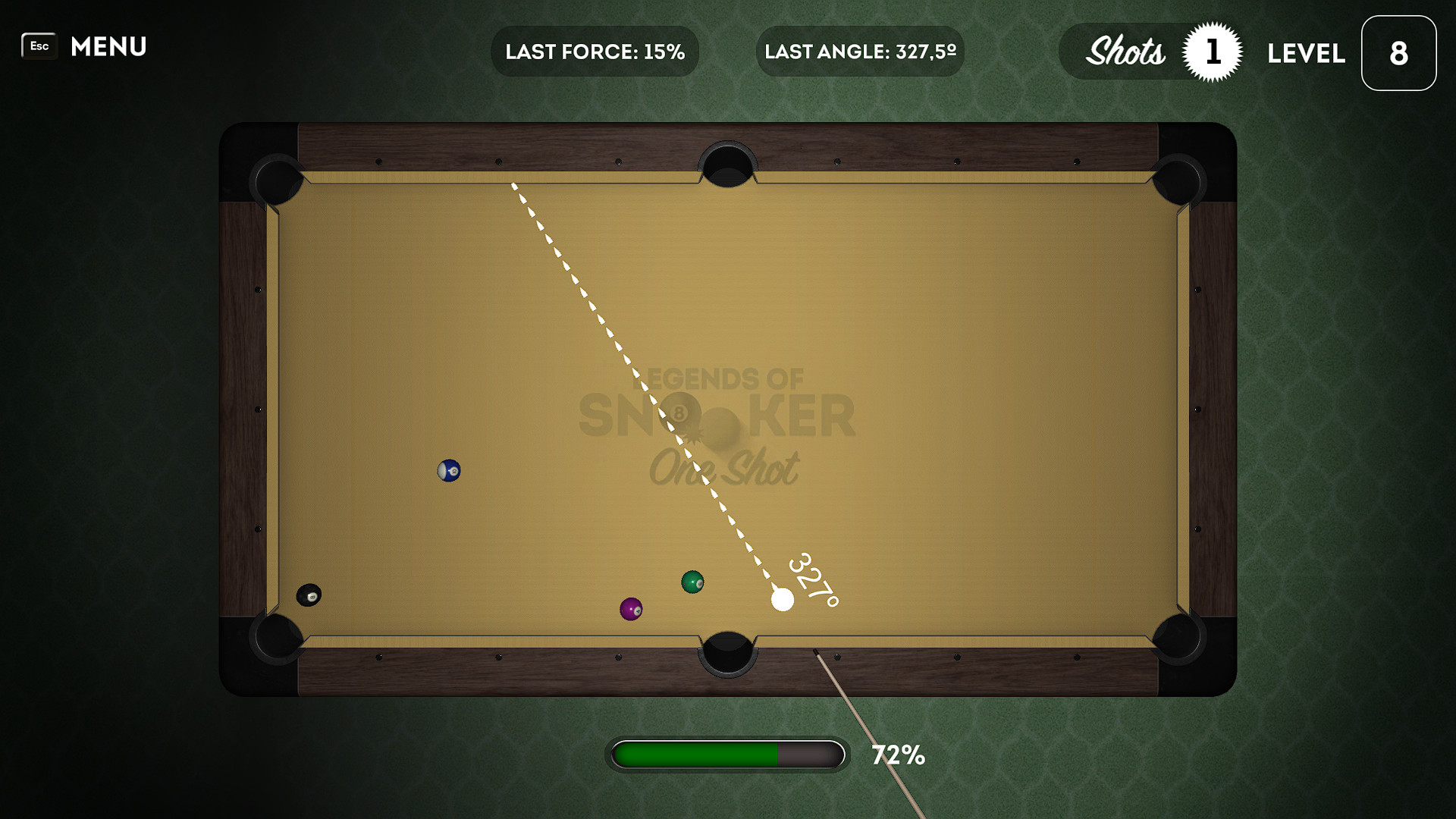 Legends of Snooker: One Shot Featured Screenshot #1
