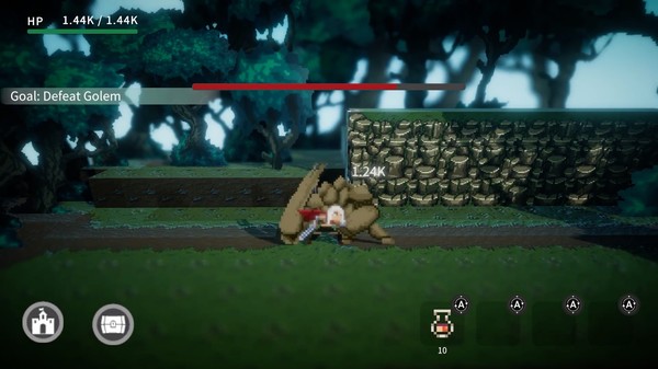 Screenshot z Hardworking Hero