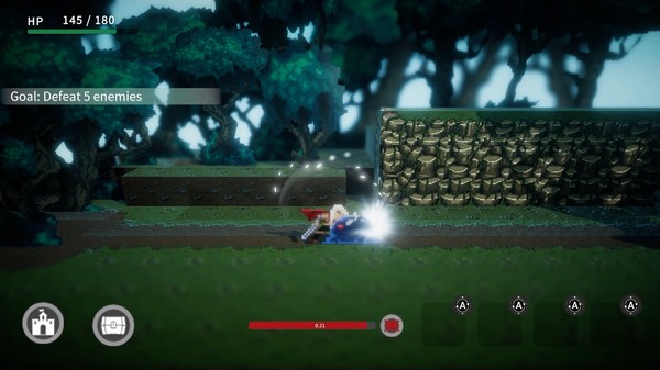 Screenshot z Hardworking Hero