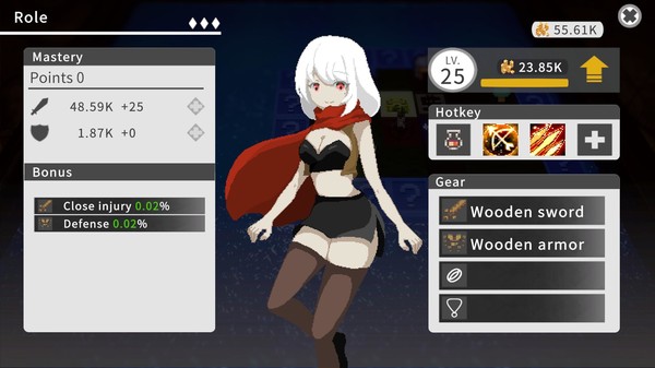 Screenshot z Hardworking Hero