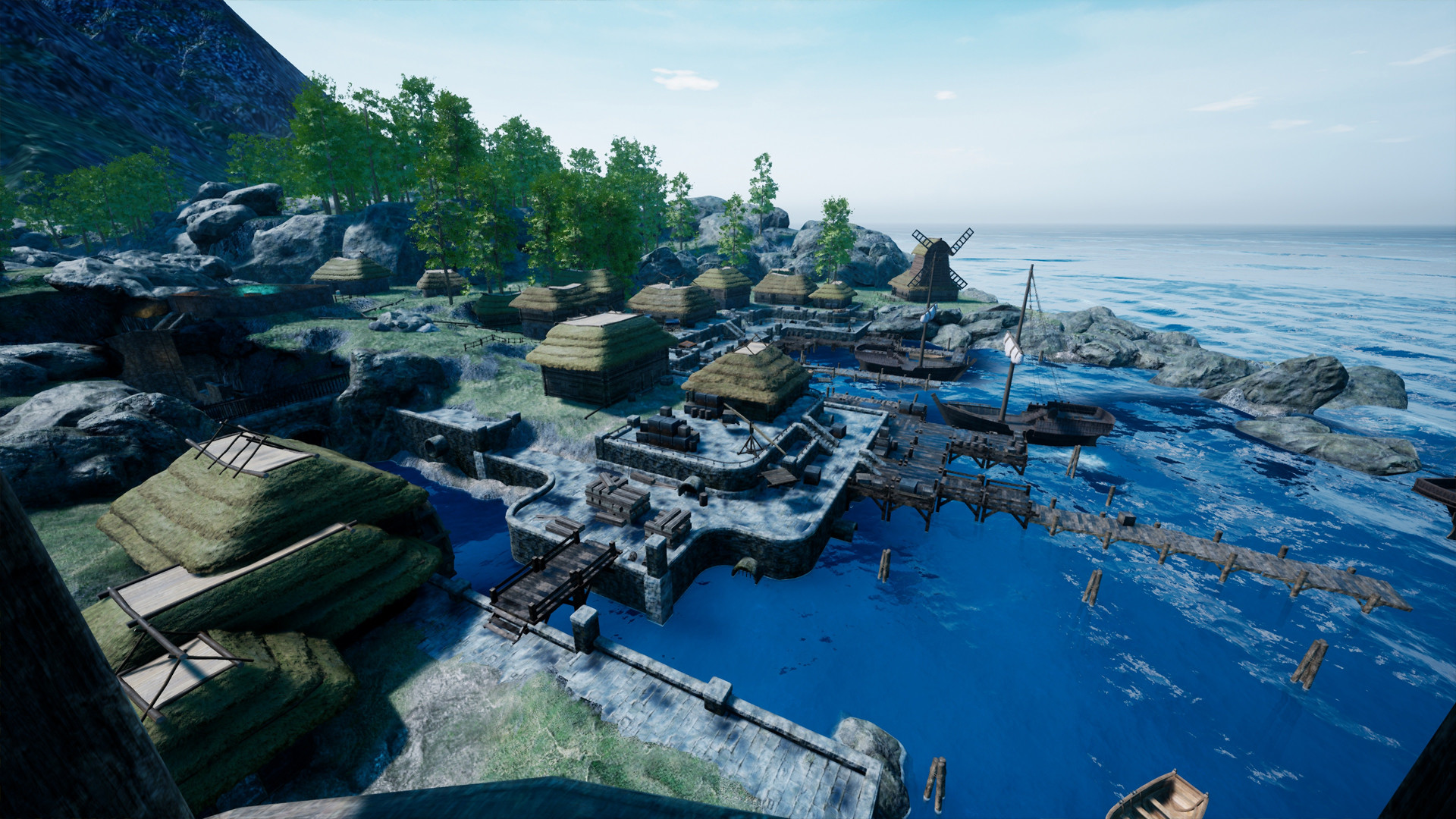 RPGScenery - Medieval Port Scene Featured Screenshot #1