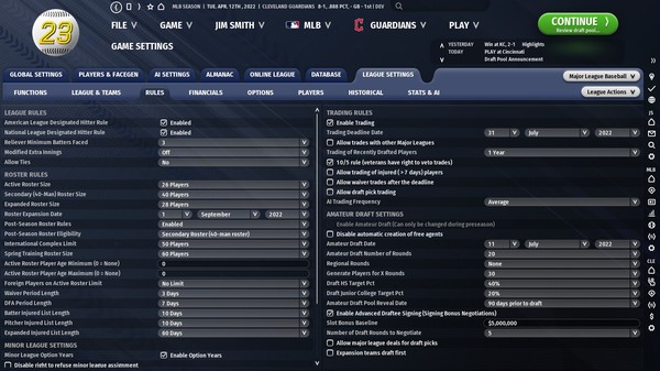 Out of the Park Baseball 23 screenshot