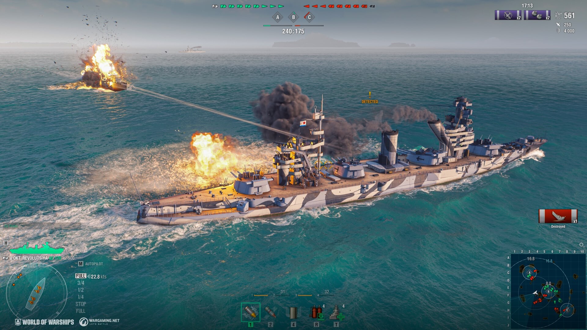 #5. World of Warships — Oktyabrskaya Revolutsiya Pack (Steam) By: Wargaming Group Limited