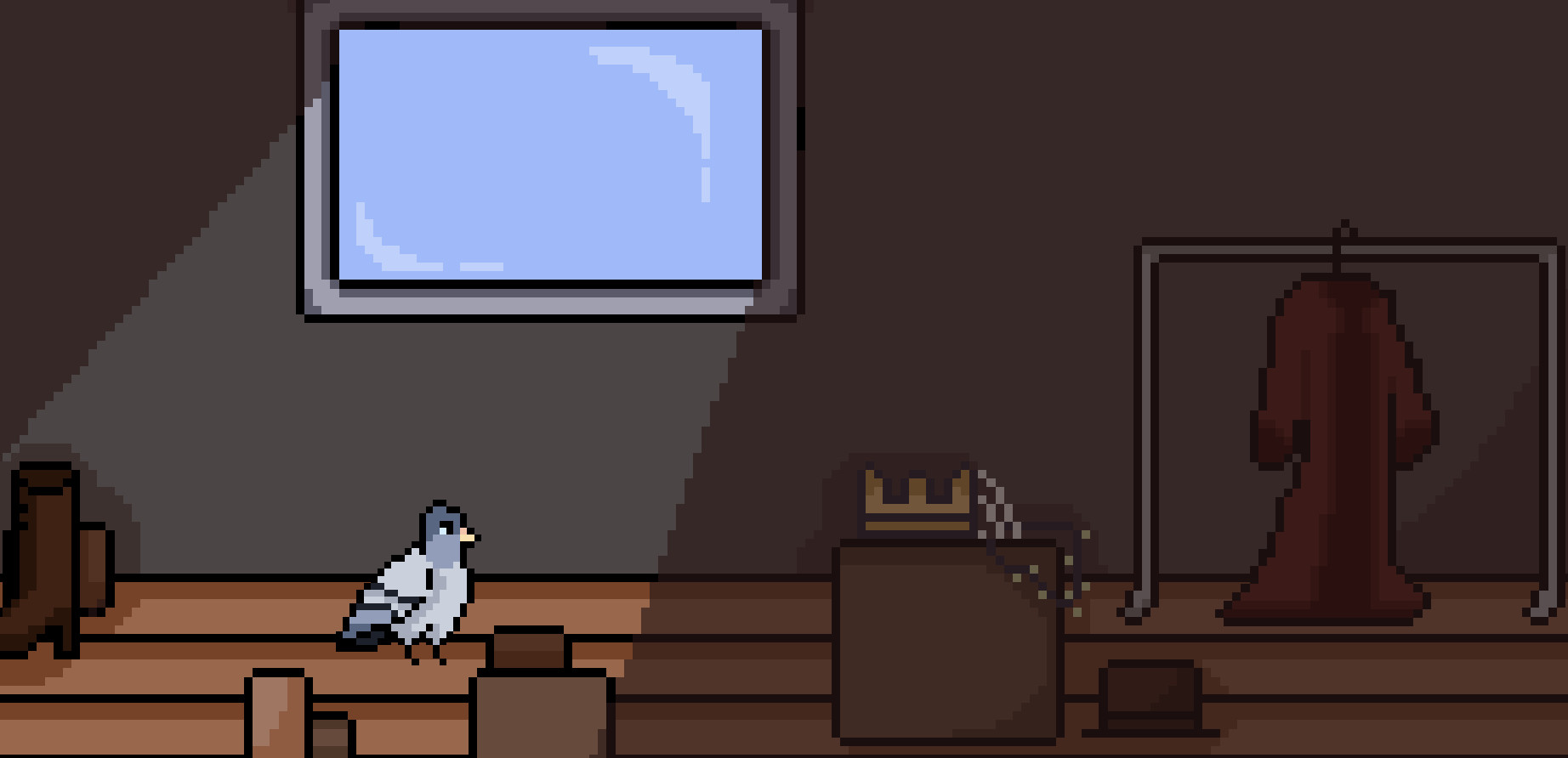 Three Pigeons in a Trench Coat Featured Screenshot #1