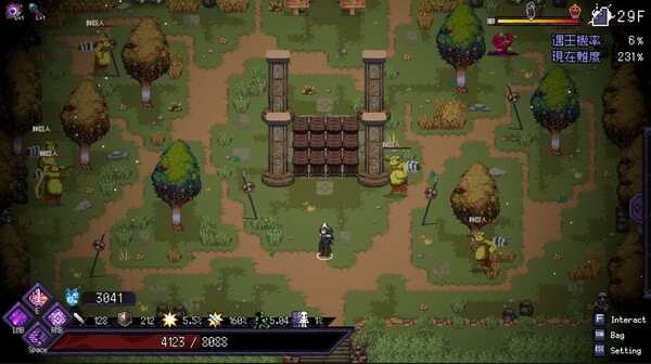 Screenshot of Last Devil gameplay showing in-action mechanics