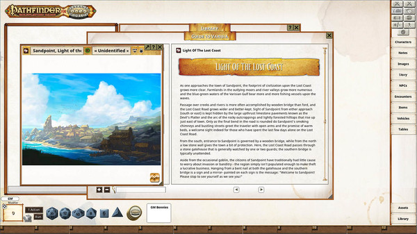 Fantasy Grounds - Pathfinder(R) for Savage Worlds: Rise of the Runelords! - Guide to Varisia