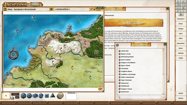 Fantasy Grounds - Pathfinder(R) for Savage Worlds: Rise of the Runelords! - Guide to Varisia