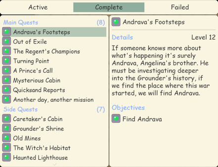 Screenshot z Sandfall