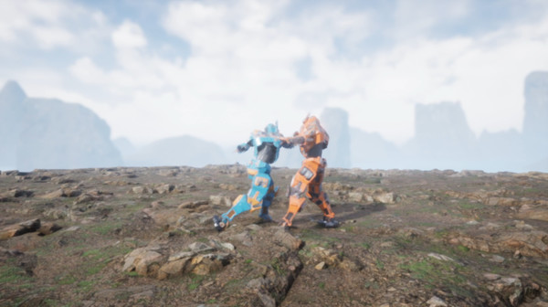 Screenshot z Robo pocket: 3d fighter with rollback Screenshot z Robo pocket: 3d fighter with rollback