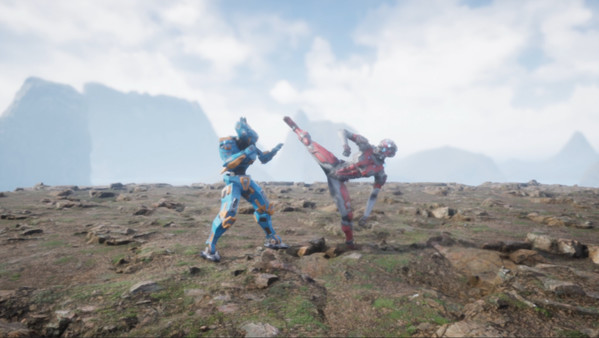 Screenshot z Robo pocket: 3d fighter with rollback Screenshot z Robo pocket: 3d fighter with rollback