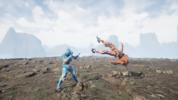 Screenshot z Robo pocket: 3d fighter with rollback Screenshot z Robo pocket: 3d fighter with rollback