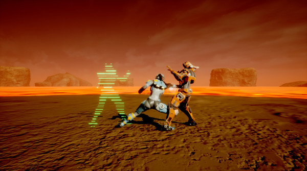 Screenshot z Robo pocket: 3d fighter with rollback Screenshot z Robo pocket: 3d fighter with rollback