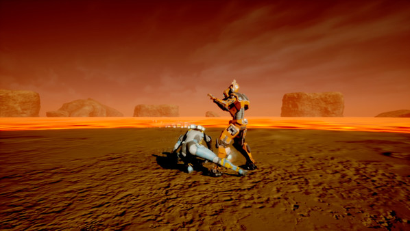 Screenshot z Robo pocket: 3d fighter with rollback Screenshot z Robo pocket: 3d fighter with rollback