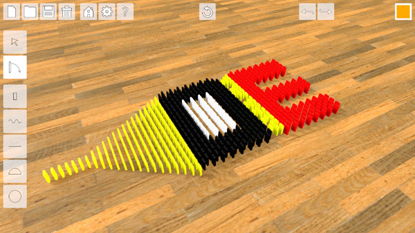 Screenshot z Domino Effect: Build and Topple