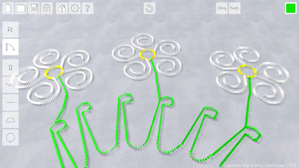 Screenshot z Domino Effect: Build and Topple
