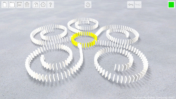 Screenshot z Domino Effect: Build and Topple