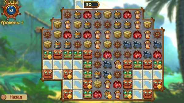 Screenshot z Match Three Pirates II
