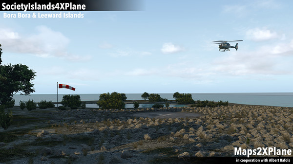 X-Plane 11 - Add-on: Aerosoft - Society Islands XP - Bora Bora & Leeward Islands — скриншот 9