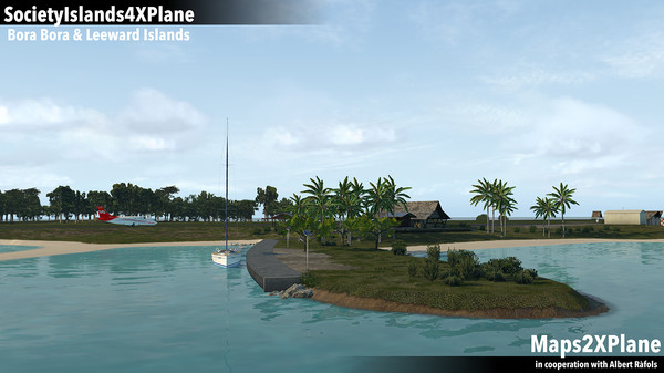 X-Plane 11 - Add-on: Aerosoft - Society Islands XP - Bora Bora & Leeward Islands — скриншот 19