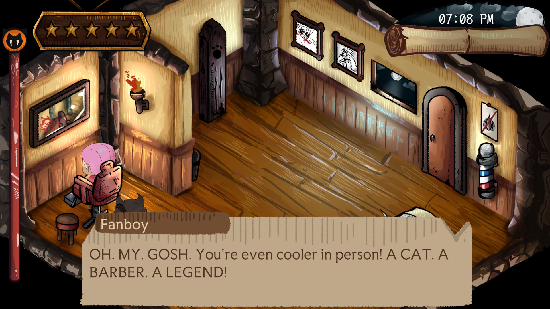 Count Meowcula's Barbershop screenshot #2