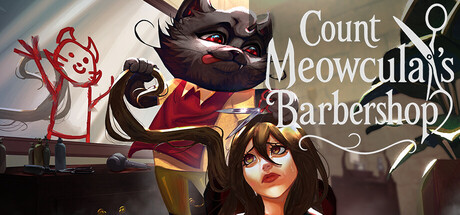 Count Meowcula's Barbershop game cover