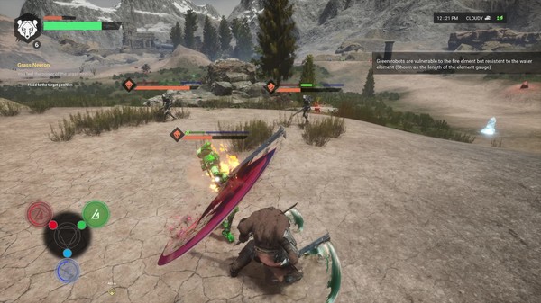 Screenshot z Neeron: The Blade of Nature