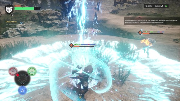 Screenshot z Neeron: The Blade of Nature