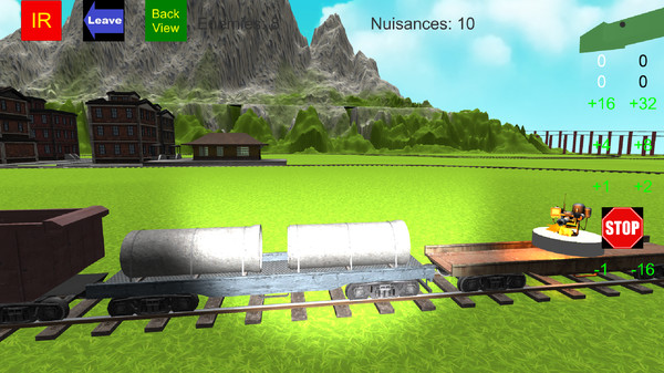 Screenshot z Flyland Wars: 3 Model Trains