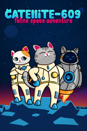 Catellite-609: feline space adventure cover art