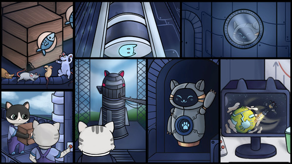 Catellite-609: feline space adventure