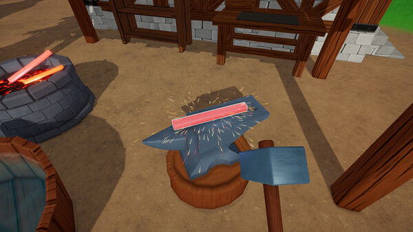Screenshot z Enchanted Blacksmith