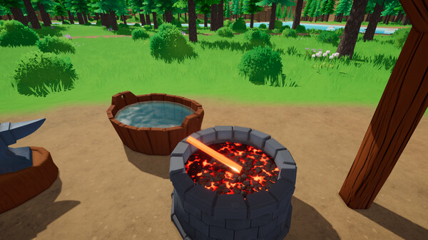 Screenshot z Enchanted Blacksmith
