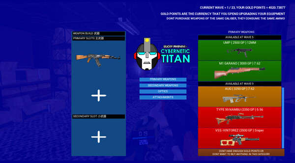 Screenshot z Lucky Pikinini - Cybernetic Titan
