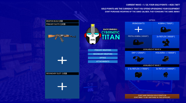 Screenshot z Lucky Pikinini - Cybernetic Titan