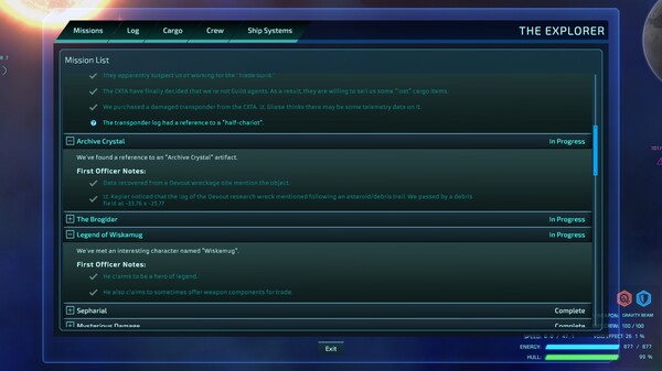 Screenshot z Starcom: Unknown Space