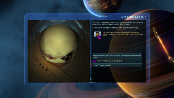 Screenshot z Starcom: Unknown Space